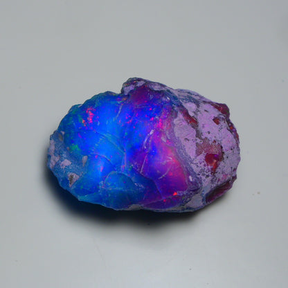 Very Rare Bi-Color Opal Rough 101.20 Cts Natural Ethiopian Opal Raw Jewelry Grade