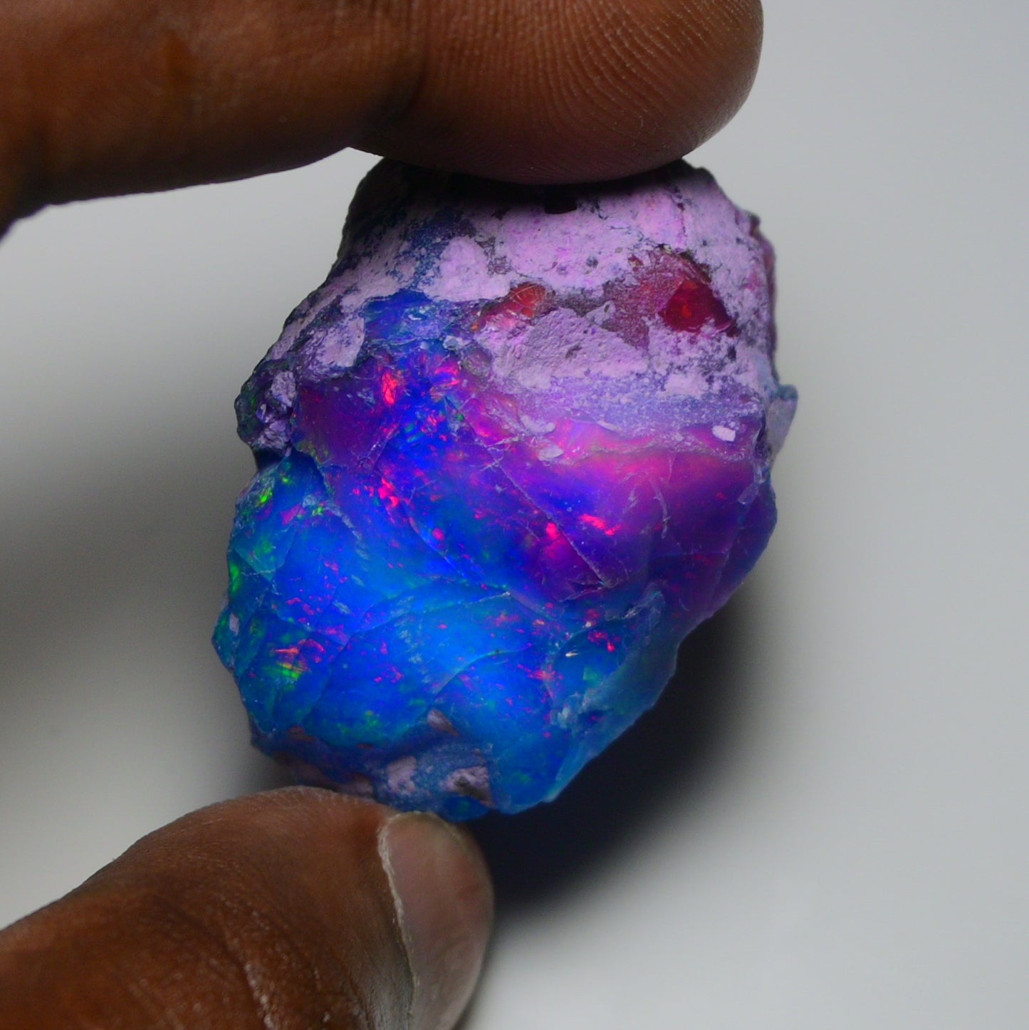 Very Rare Bi-Color Opal Rough 101.20 Cts Natural Ethiopian Opal Raw Jewelry Grade