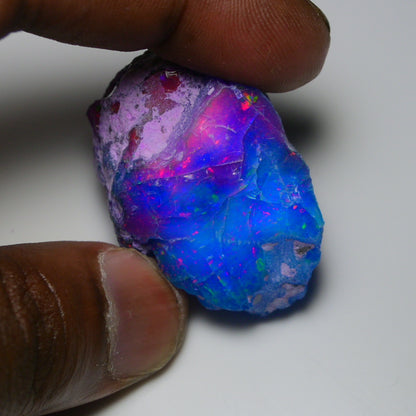 Very Rare Bi-Color Opal Rough 101.20 Cts Natural Ethiopian Opal Raw Jewelry Grade
