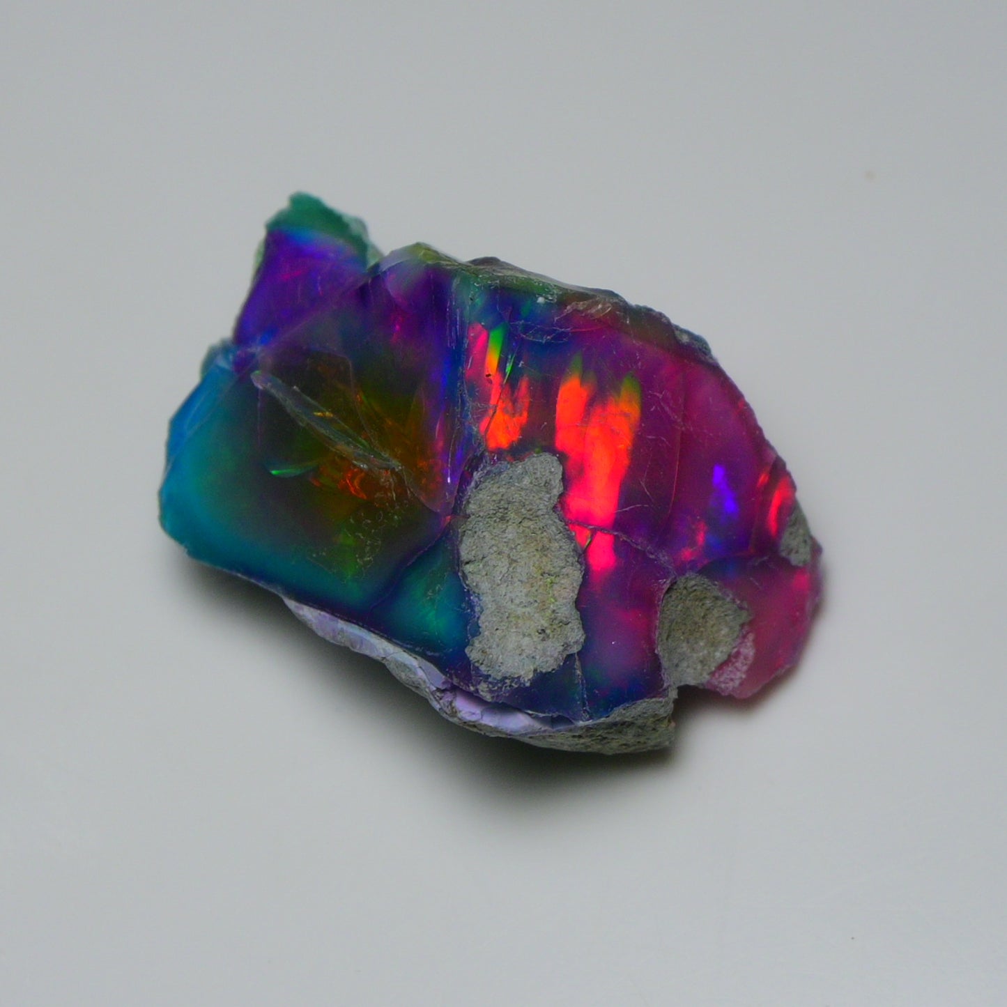 Very Rare Bi-Color Opal Rough 69.45 Cts Natural Ethiopian Opal Raw Jewelry Grade