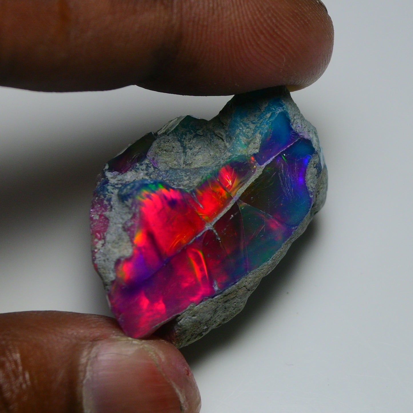 Very Rare Bi-Color Opal Rough 69.45 Cts Natural Ethiopian Opal Raw Jewelry Grade