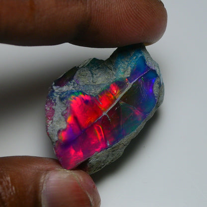Very Rare Bi-Color Opal Rough 69.45 Cts Natural Ethiopian Opal Raw Jewelry Grade