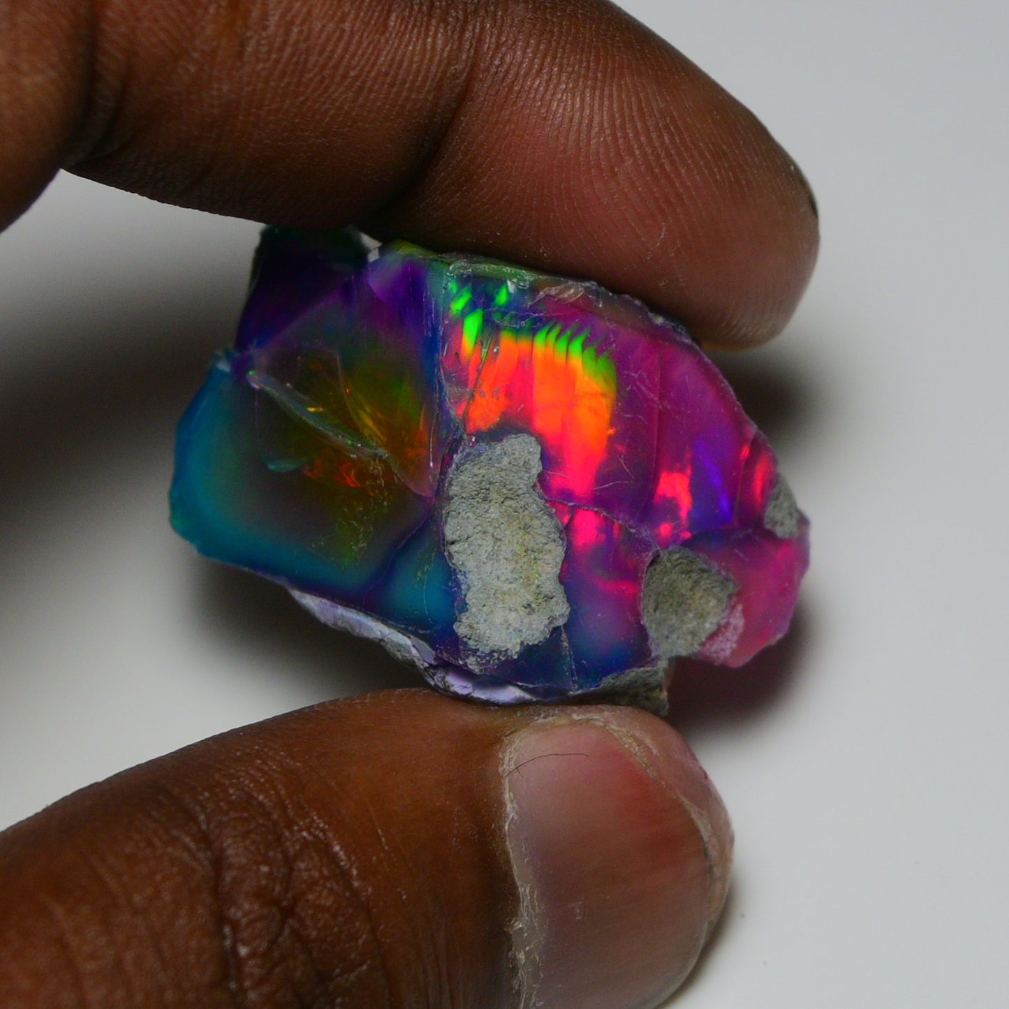 Very Rare Bi-Color Opal Rough 69.45 Cts Natural Ethiopian Opal Raw Jewelry Grade