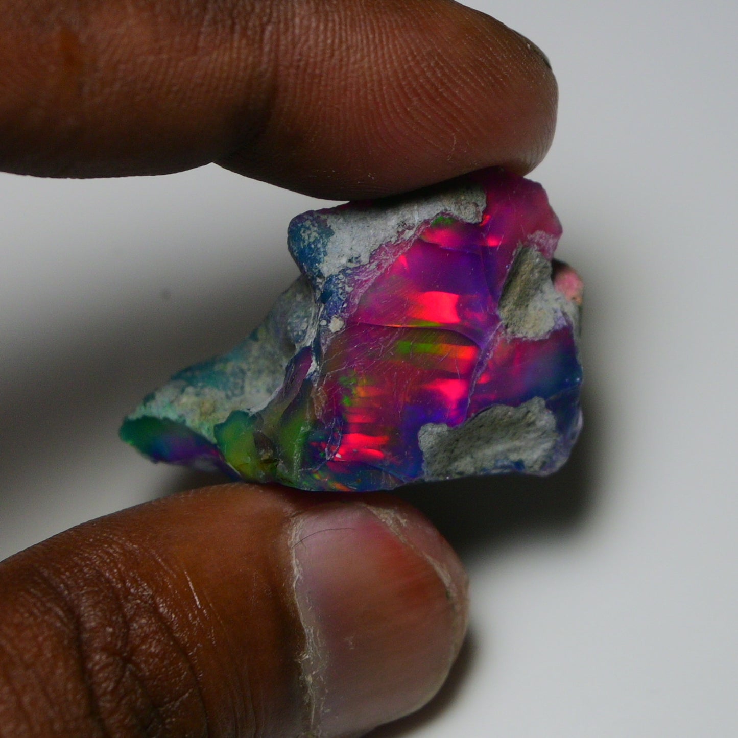 Very Rare Bi-Color Opal Rough 69.45 Cts Natural Ethiopian Opal Raw Jewelry Grade