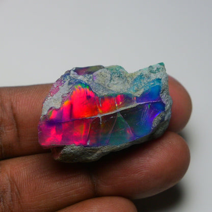 Very Rare Bi-Color Opal Rough 69.45 Cts Natural Ethiopian Opal Raw Jewelry Grade