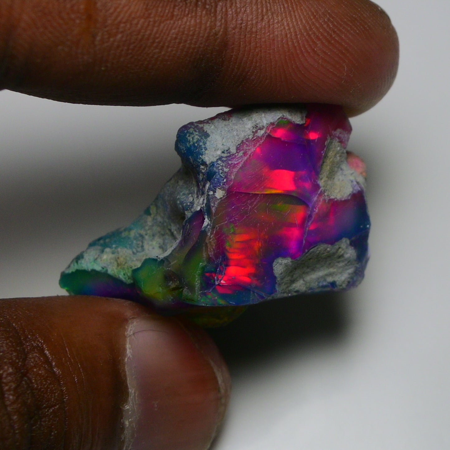 Very Rare Bi-Color Opal Rough 69.45 Cts Natural Ethiopian Opal Raw Jewelry Grade