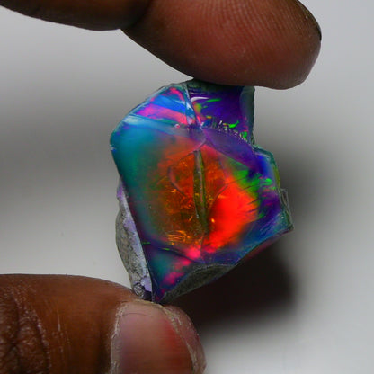 Very Rare Bi-Color Opal Rough 69.45 Cts Natural Ethiopian Opal Raw Jewelry Grade