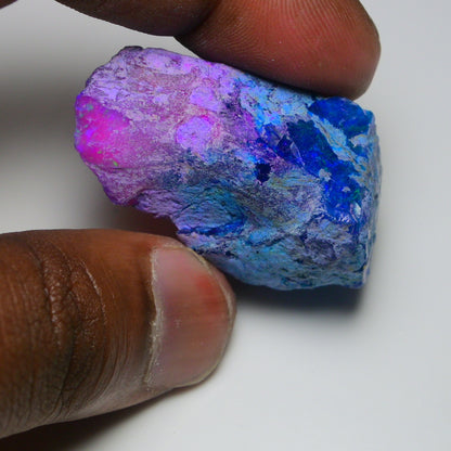 Very Rare Bi-Color Opal Rough 73.80 Cts Natural Ethiopian Opal Raw Jewelry Grade
