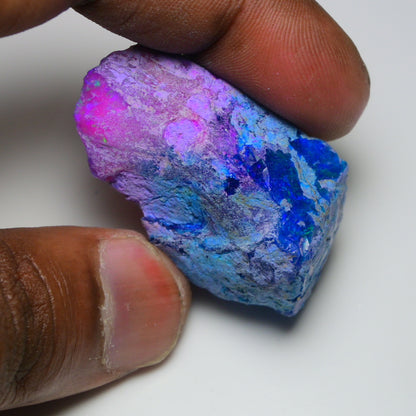 Very Rare Bi-Color Opal Rough 73.80 Cts Natural Ethiopian Opal Raw Jewelry Grade