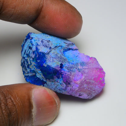 Very Rare Bi-Color Opal Rough 73.80 Cts Natural Ethiopian Opal Raw Jewelry Grade