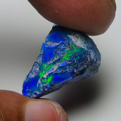 Rare Blue Opal 12.70 Carats | Natural Blue Ethiopian Opal Rough - Ready for Cutting & Jewelry!