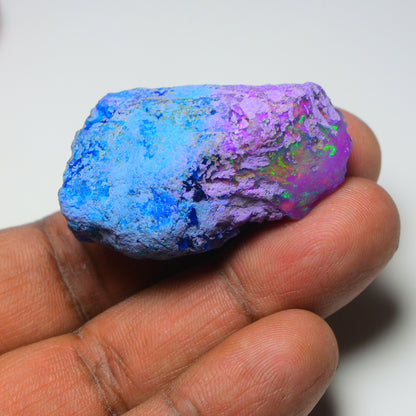 Very Rare Bi-Color Opal Rough 73.80 Cts Natural Ethiopian Opal Raw Jewelry Grade