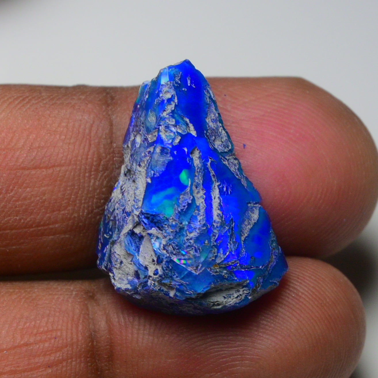Rare Blue Opal 12.70 Carats | Natural Blue Ethiopian Opal Rough - Ready for Cutting & Jewelry!