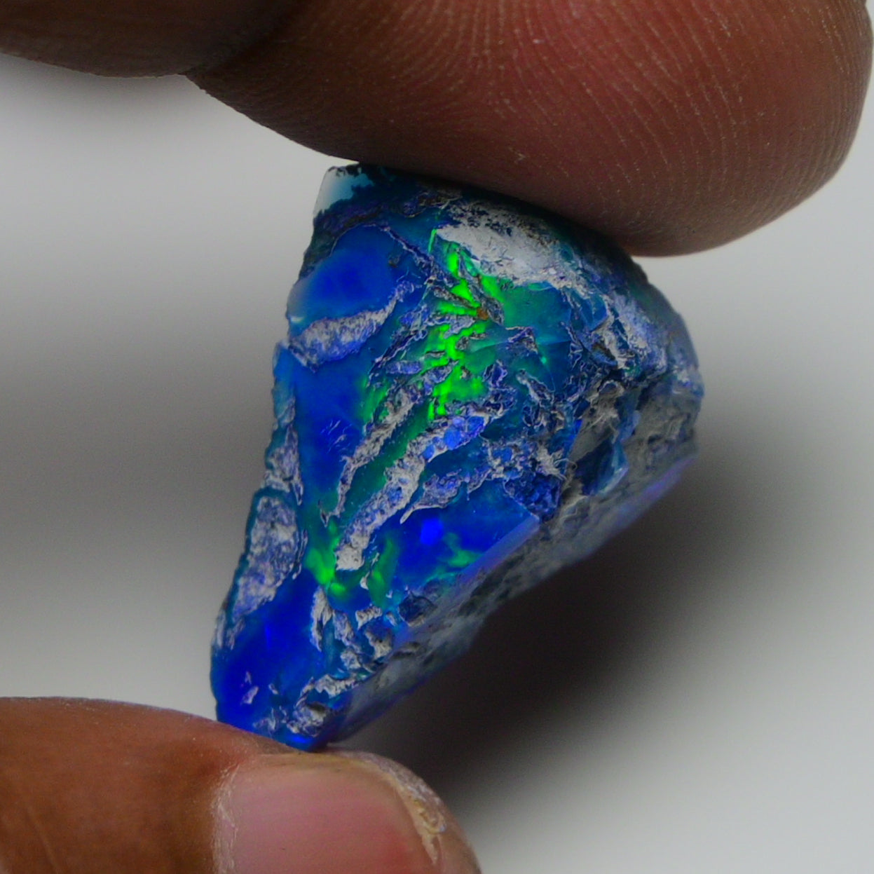 Rare Blue Opal 12.70 Carats | Natural Blue Ethiopian Opal Rough - Ready for Cutting & Jewelry!