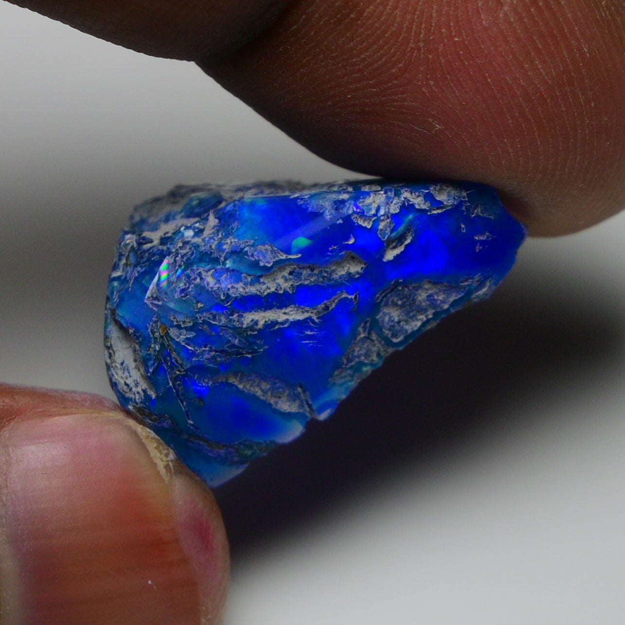Rare Blue Opal 12.70 Carats | Natural Blue Ethiopian Opal Rough - Ready for Cutting & Jewelry!