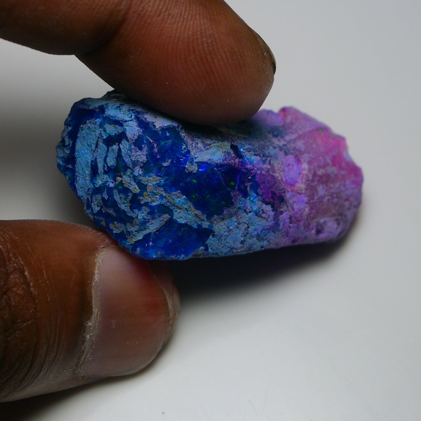 Very Rare Bi-Color Opal Rough 73.80 Cts Natural Ethiopian Opal Raw Jewelry Grade