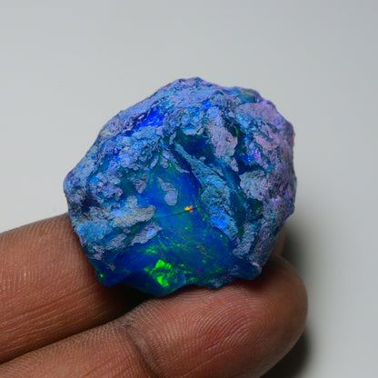 Very Rare Bi-Color Opal Rough 72.75 Cts Natural Ethiopian Opal Raw Jewelry Grade
