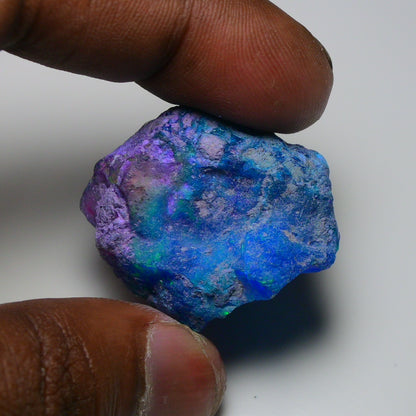 Very Rare Bi-Color Opal Rough 72.75 Cts Natural Ethiopian Opal Raw Jewelry Grade