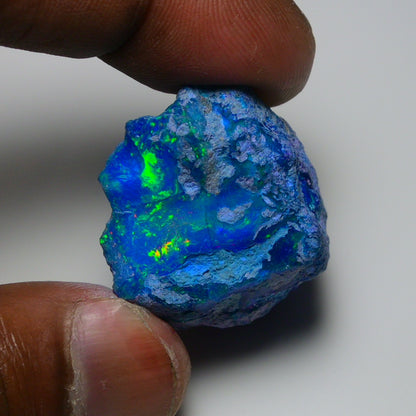 Very Rare Bi-Color Opal Rough 72.75 Cts Natural Ethiopian Opal Raw Jewelry Grade