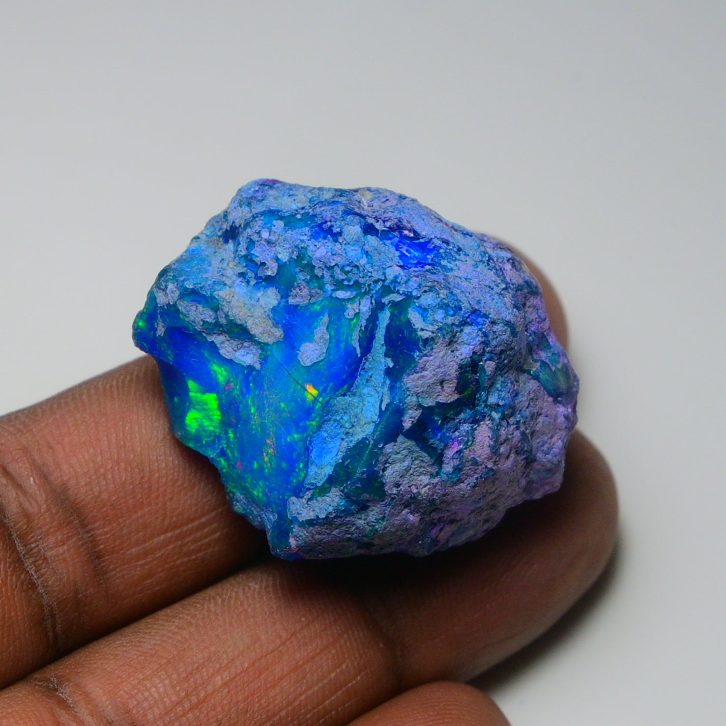 Very Rare Bi-Color Opal Rough 72.75 Cts Natural Ethiopian Opal Raw Jewelry Grade