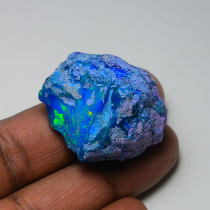 Very Rare Bi-Color Opal Rough 72.75 Cts Natural Ethiopian Opal Raw Jewelry Grade