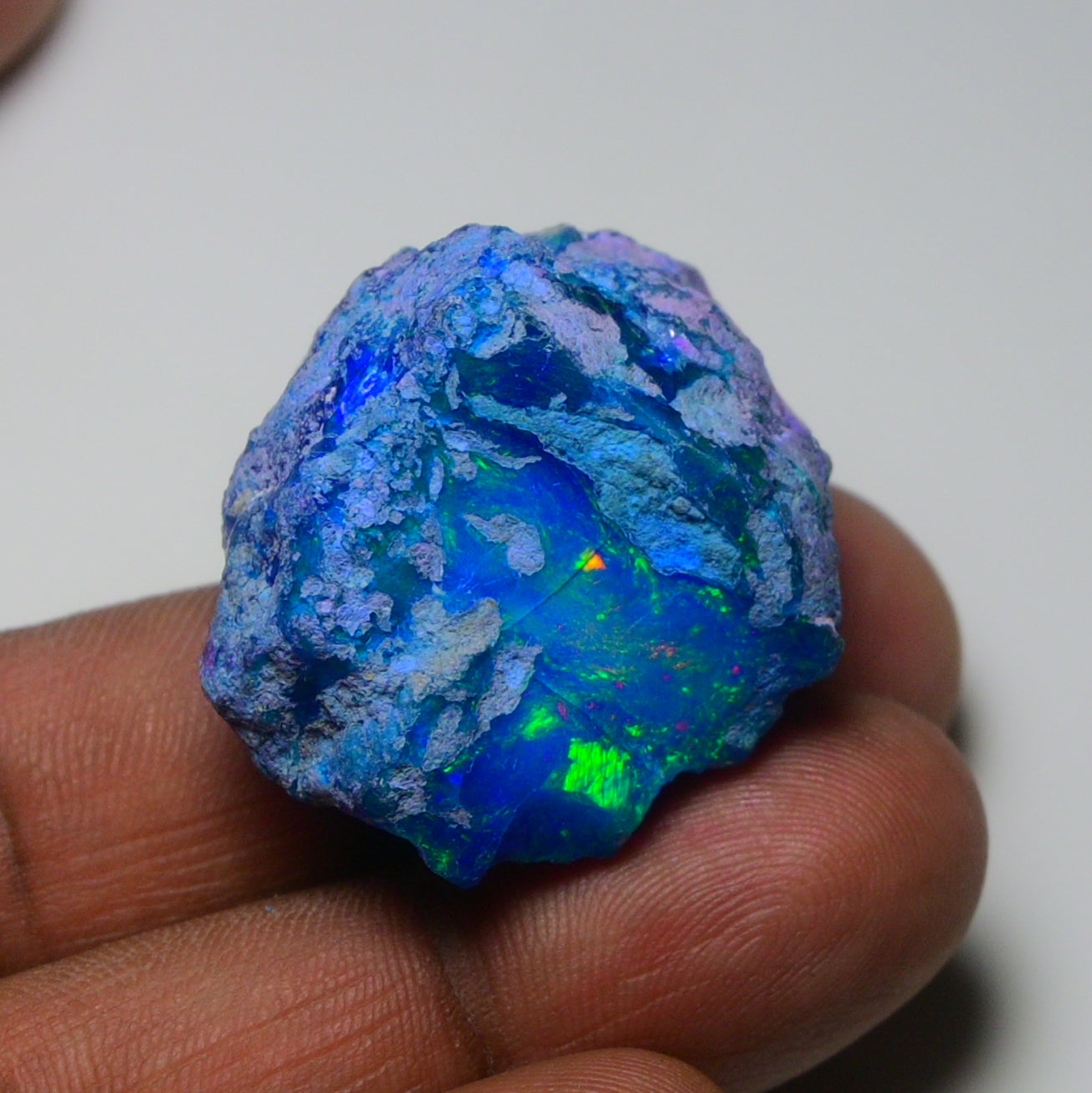 Very Rare Bi-Color Opal Rough 72.75 Cts Natural Ethiopian Opal Raw Jewelry Grade