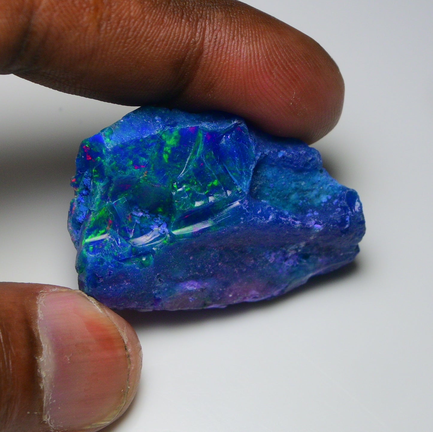 Very Rare Bi-Color Opal Rough 53.45 Cts Natural Ethiopian Opal Raw Jewelry Grade