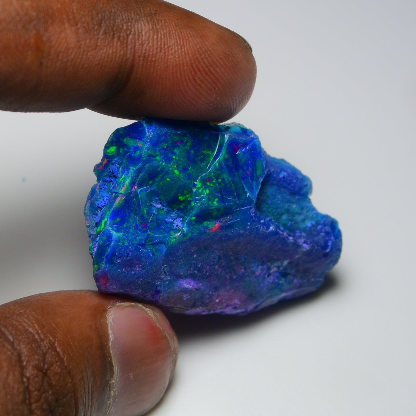 Very Rare Bi-Color Opal Rough 53.45 Cts Natural Ethiopian Opal Raw Jewelry Grade