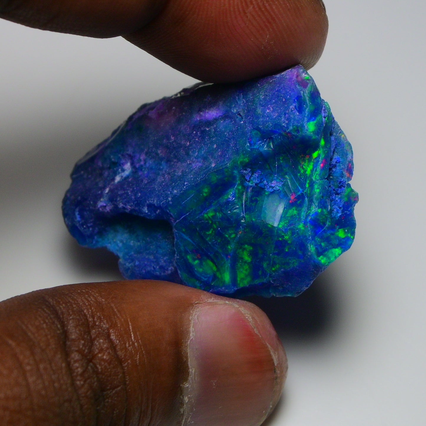 Very Rare Bi-Color Opal Rough 53.45 Cts Natural Ethiopian Opal Raw Jewelry Grade