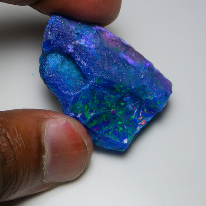 Very Rare Bi-Color Opal Rough 53.45 Cts Natural Ethiopian Opal Raw Jewelry Grade