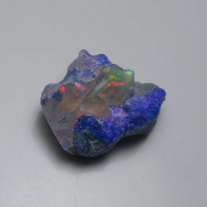 Rare Blue Opal 17.45 Carats | Natural Blue Ethiopian Opal Rough - Ready for Cutting & Jewelry!