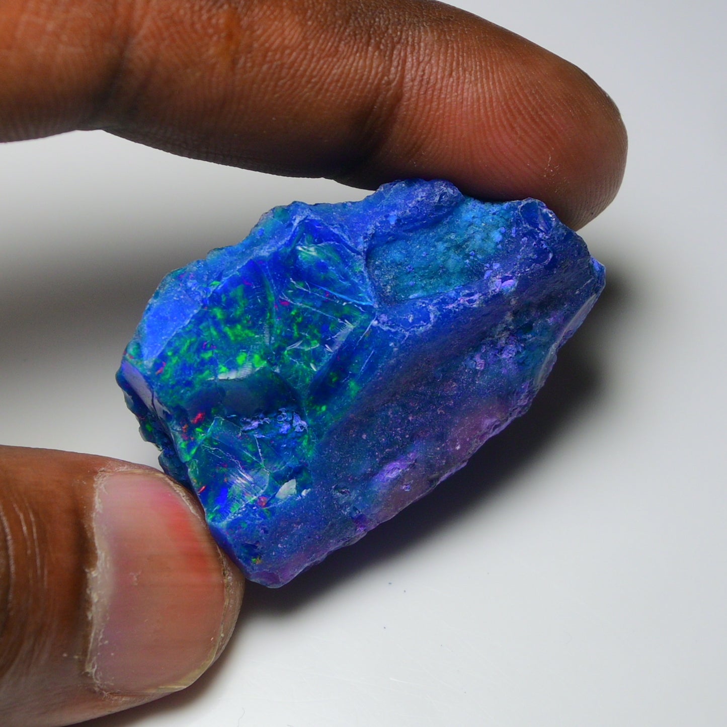 Very Rare Bi-Color Opal Rough 53.45 Cts Natural Ethiopian Opal Raw Jewelry Grade