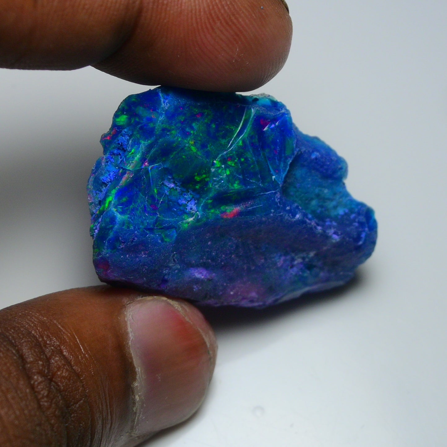Very Rare Bi-Color Opal Rough 53.45 Cts Natural Ethiopian Opal Raw Jewelry Grade