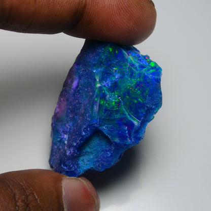 Very Rare Bi-Color Opal Rough 53.45 Cts Natural Ethiopian Opal Raw Jewelry Grade