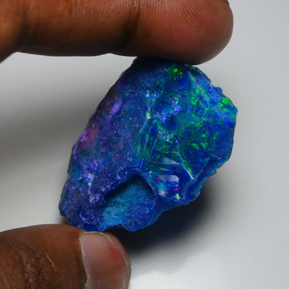 Very Rare Bi-Color Opal Rough 53.45 Cts Natural Ethiopian Opal Raw Jewelry Grade