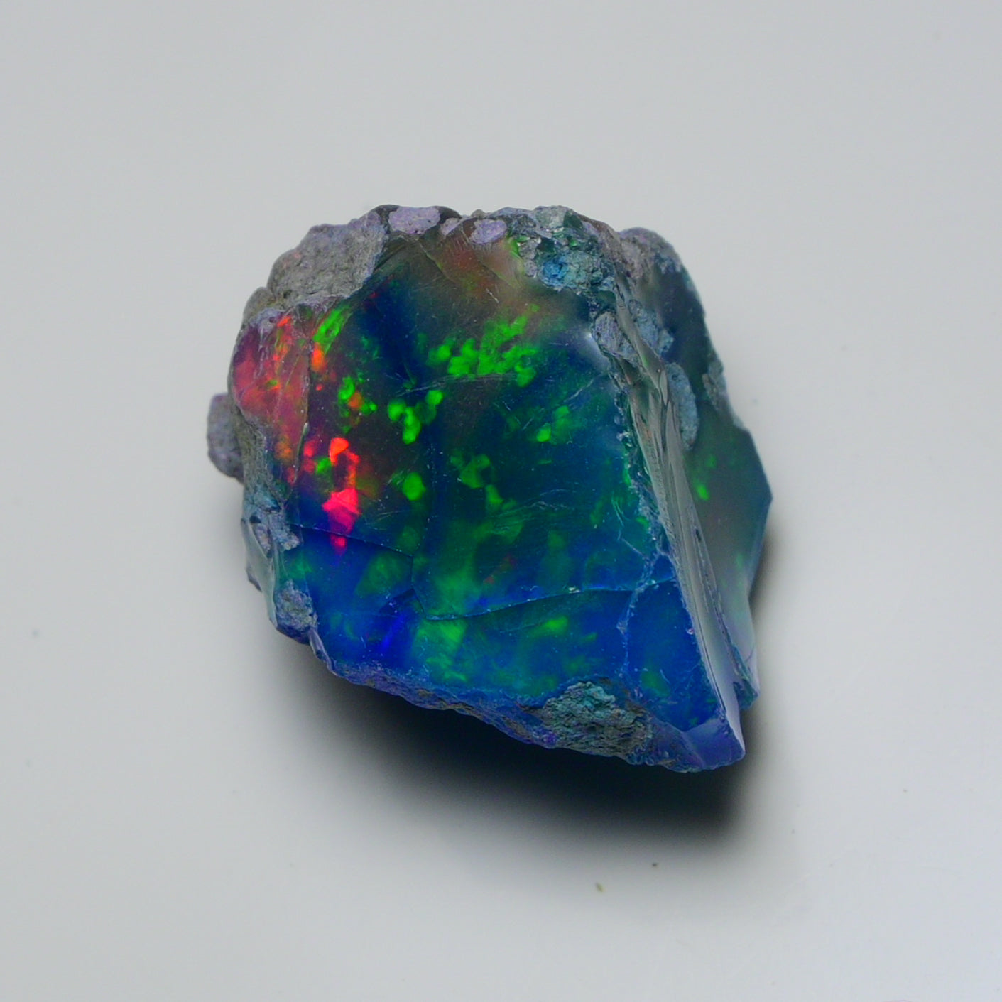 Very Rare Bi-Color Opal Rough 68.40 Cts Natural Ethiopian Opal Raw Jewelry Grade