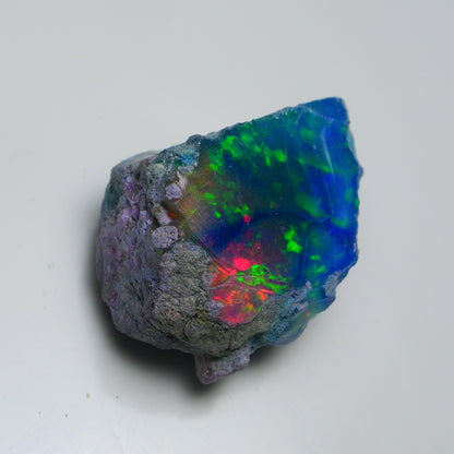 Very Rare Bi-Color Opal Rough 68.40 Cts Natural Ethiopian Opal Raw Jewelry Grade