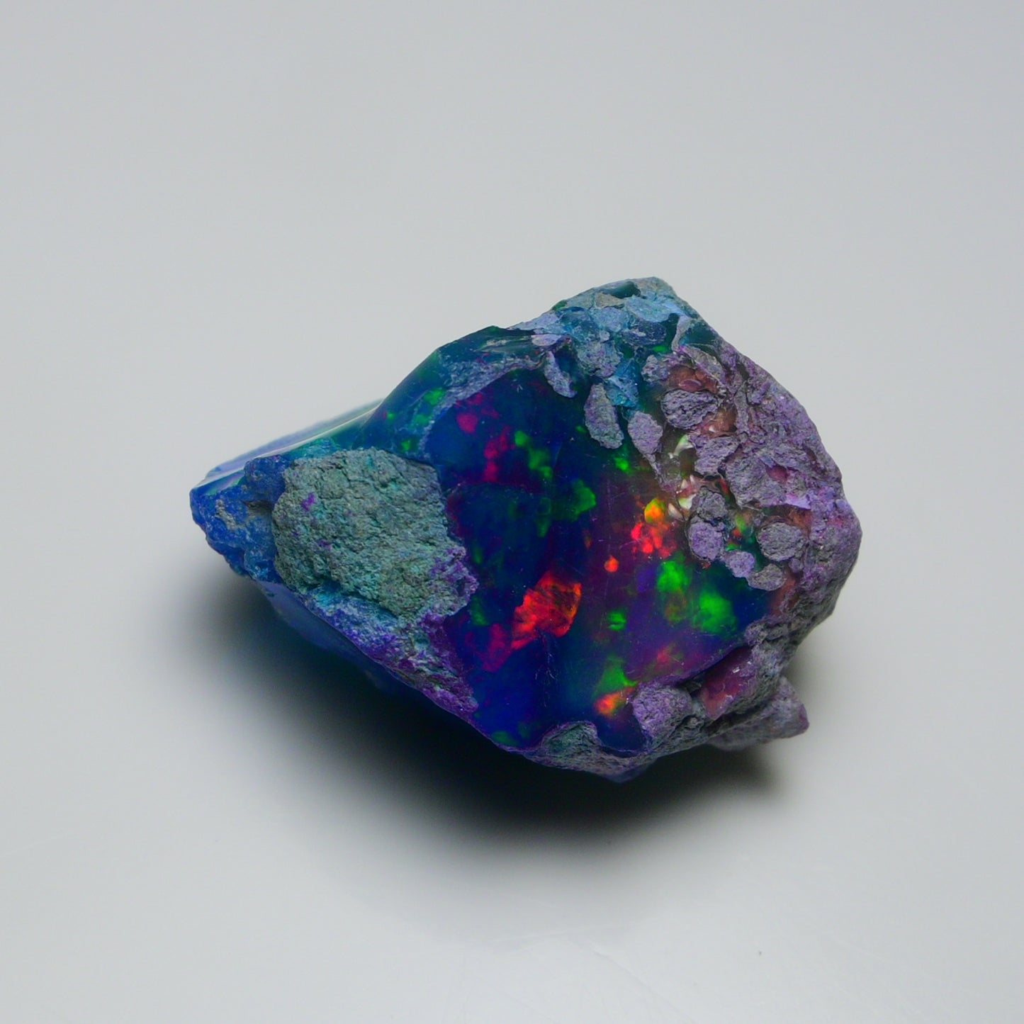 Very Rare Bi-Color Opal Rough 68.40 Cts Natural Ethiopian Opal Raw Jewelry Grade