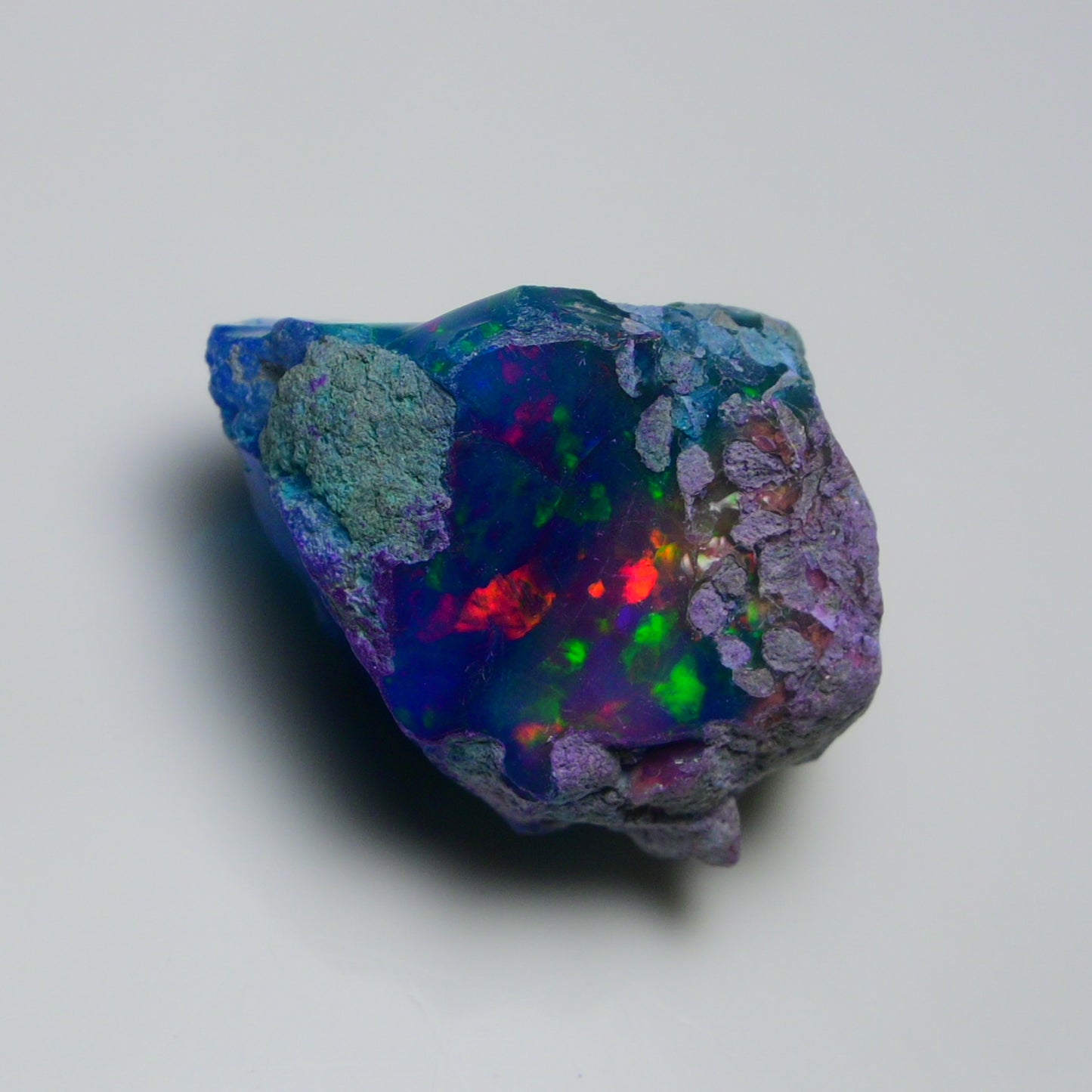 Very Rare Bi-Color Opal Rough 68.40 Cts Natural Ethiopian Opal Raw Jewelry Grade