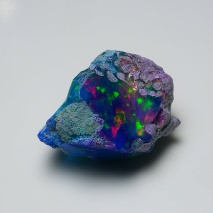 Very Rare Bi-Color Opal Rough 68.40 Cts Natural Ethiopian Opal Raw Jewelry Grade