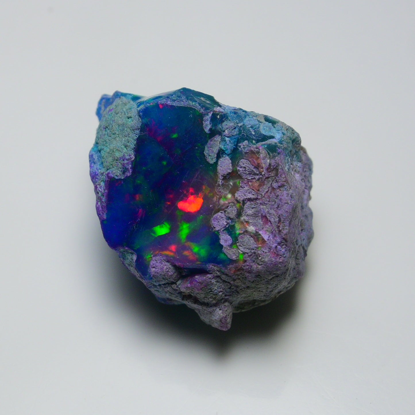 Very Rare Bi-Color Opal Rough 68.40 Cts Natural Ethiopian Opal Raw Jewelry Grade