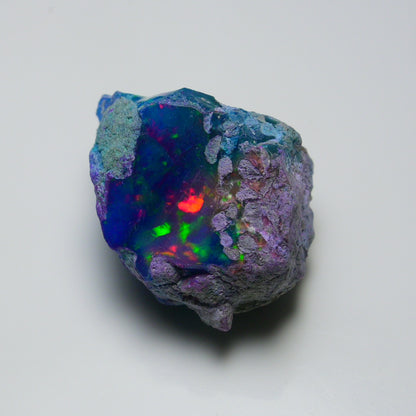 Very Rare Bi-Color Opal Rough 68.40 Cts Natural Ethiopian Opal Raw Jewelry Grade