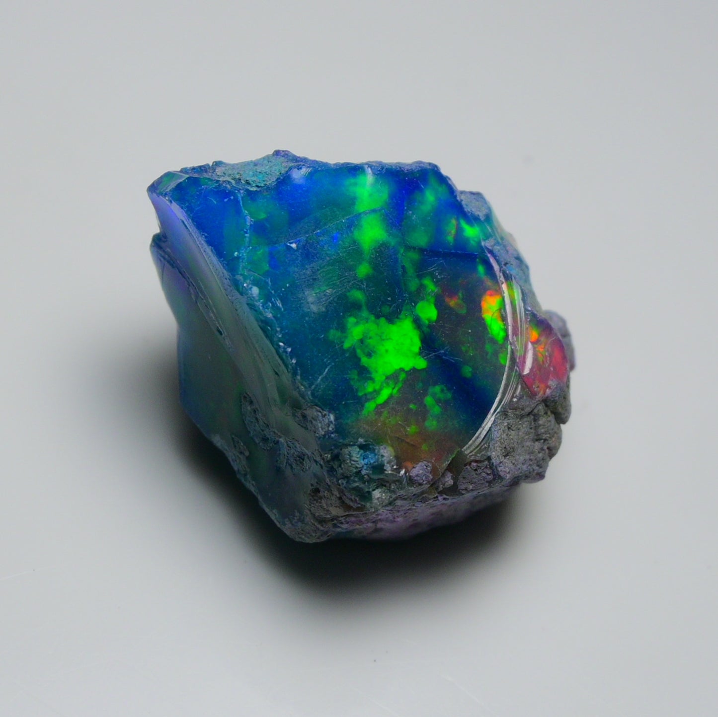 Very Rare Bi-Color Opal Rough 68.40 Cts Natural Ethiopian Opal Raw Jewelry Grade
