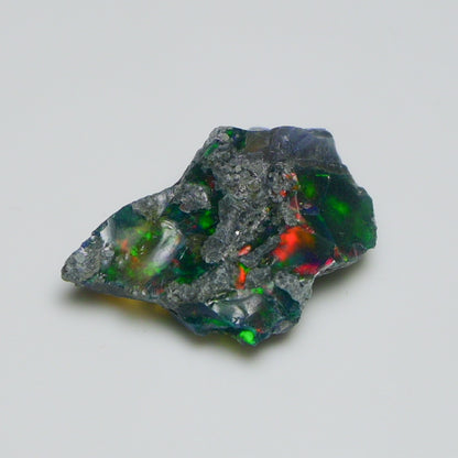 Rare Black Opal 9.20 Carats | Natural Black Ethiopian Opal Rough - Ready for Cutting & Jewelry!