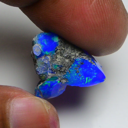 Rare Blue Opal 9.35 Carats | Natural Blue Ethiopian Opal Rough - Ready for Cutting & Jewelry!