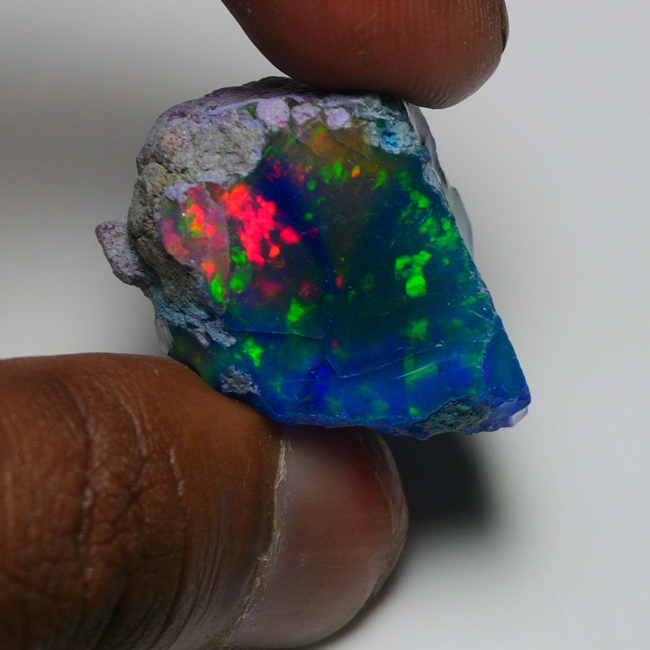 Very Rare Bi-Color Opal Rough 68.40 Cts Natural Ethiopian Opal Raw Jewelry Grade