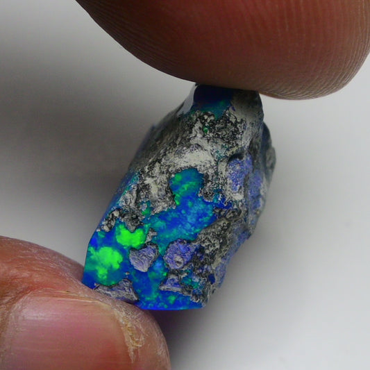 Rare Blue Opal 9.35 Carats | Natural Blue Ethiopian Opal Rough - Ready for Cutting & Jewelry!