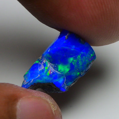 Rare Blue Opal 9.35 Carats | Natural Blue Ethiopian Opal Rough - Ready for Cutting & Jewelry!