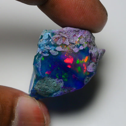 Very Rare Bi-Color Opal Rough 68.40 Cts Natural Ethiopian Opal Raw Jewelry Grade