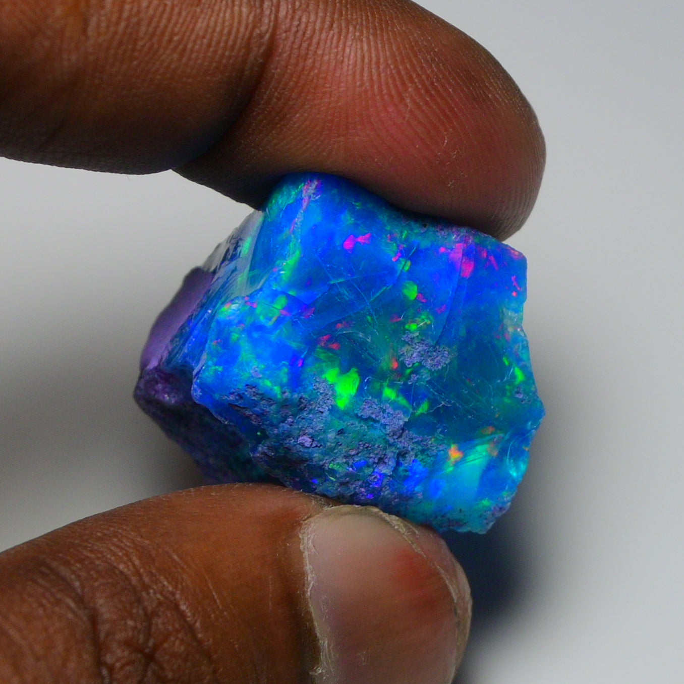Very Rare Bi-Color Opal Rough 63.85 Cts Natural Ethiopian Opal Raw Jewelry Grade